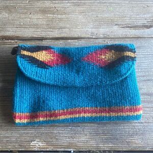 Gorgeous Wool Wristlet Clutch Purse